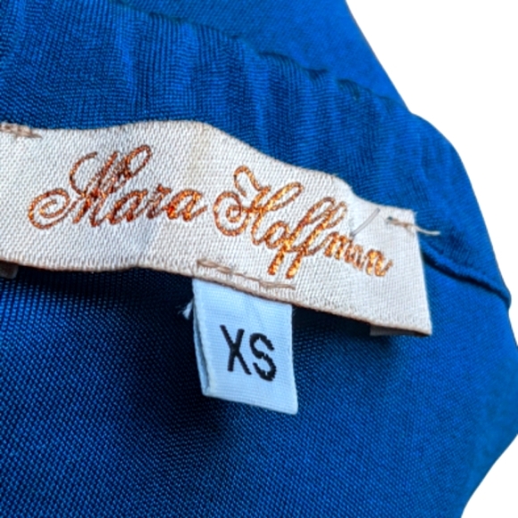Mara Hoffman Sleeveless Blue Silk Top Size XS - Picture 10 of 10